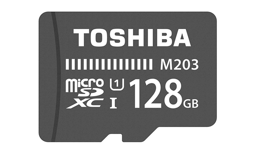 Image 10: Toshiba MicroSD Card with Adapter