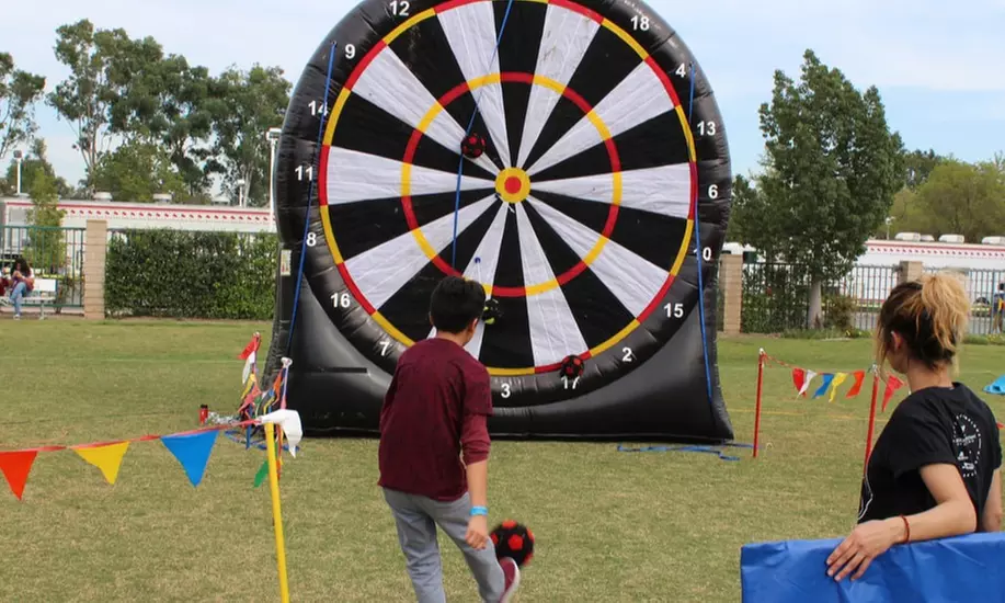 Single-Day Giant Dart Board Rental, Giant Soccer Dart Board Rental, or Both from Arrow Tag OC (Up to 54% Off) - Second Medium