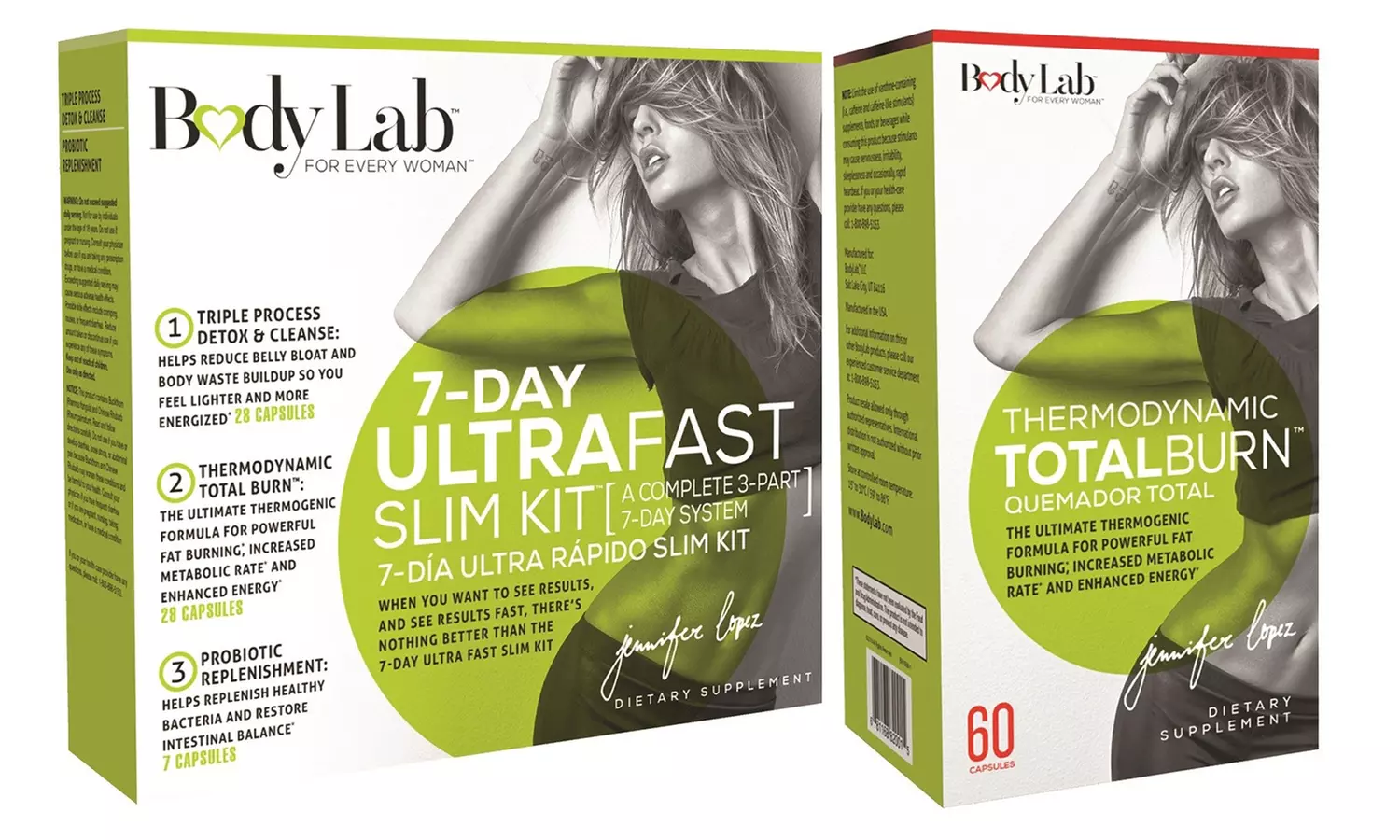 Body Lab Thermodynamic Total Burn and Ultra Fast Slim Kits (2-Piece) - Primary Image