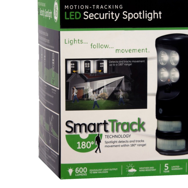 ge motion tracking led security spotlight