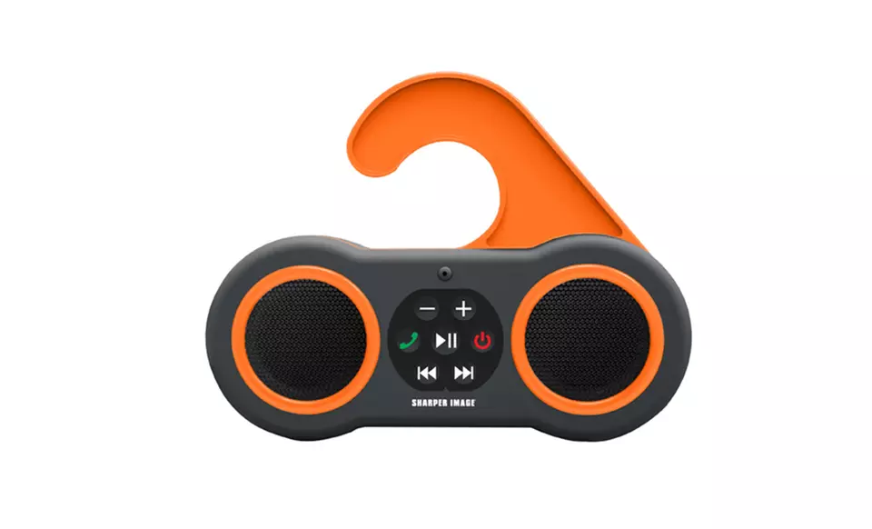 Sharper Image Waterproof Bluetooth Shower Speaker with Hands-Free Mic in Blue, Green, or Orange. Free Returns. - Second Medium