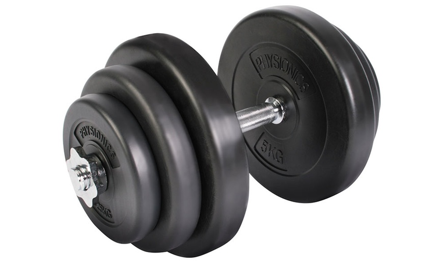 Image 1: 20kg Dumbbell Set