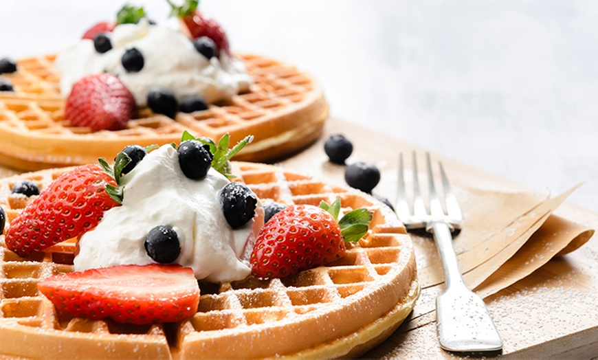 Image 1: Up to 46% Off on Pancake / Waffle House at Cafe 21