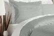 Royal Luxe 100% Cotton Damask-Stripe Duvet Cover Set - Second Medium