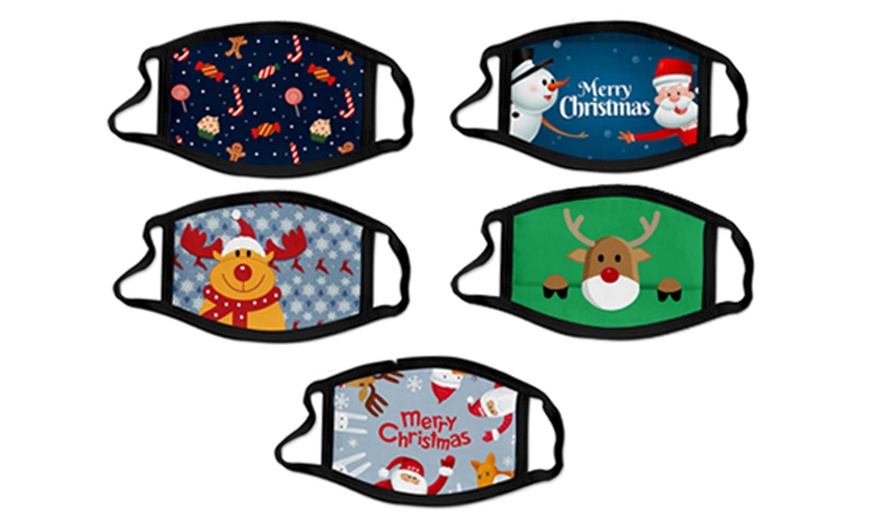 Image 10: Christmas-Themed Face Mask