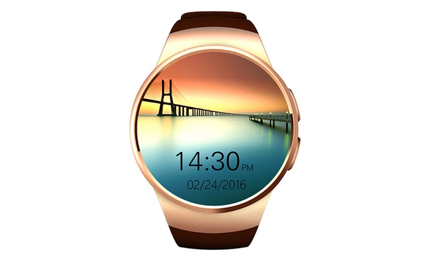 TechComm KW18 Bluetooth & GSM Smartwatch with Heart Monitor | Groupon