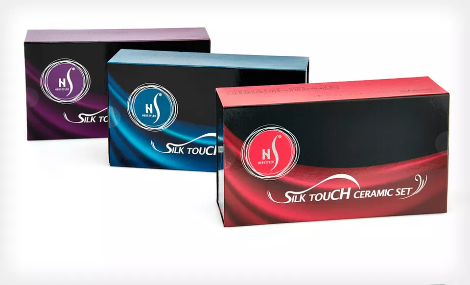 $59.99 for a HerStyler Silk Touch Ceramic Set ($367.82 List Price). 3 Colors Available. Free Shipping and Returns. - Second Medium