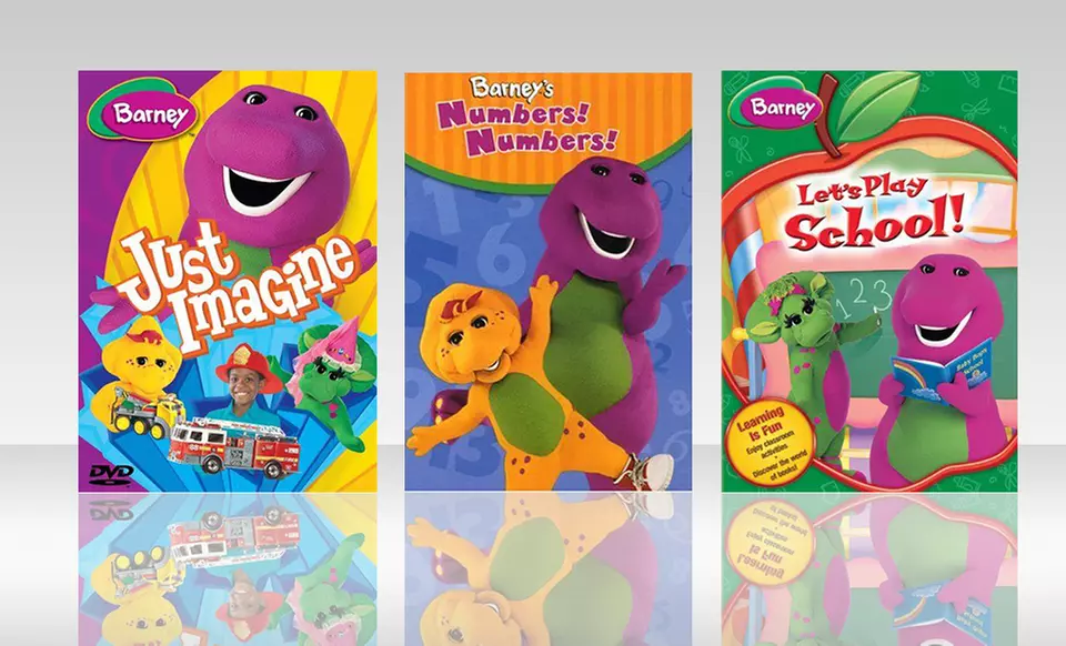 Barney Education DVD 3-Pack. Free Returns. - Primary Image