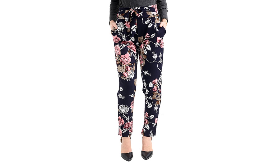 Image 3: Women's Floral Trousers