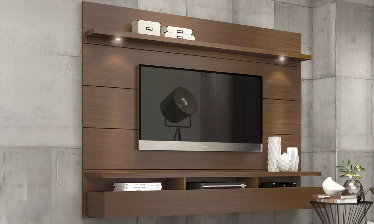 Manhattan Comfort Cabrini 1.8 Floating Wall Theater Entertainment Center - Primary Image