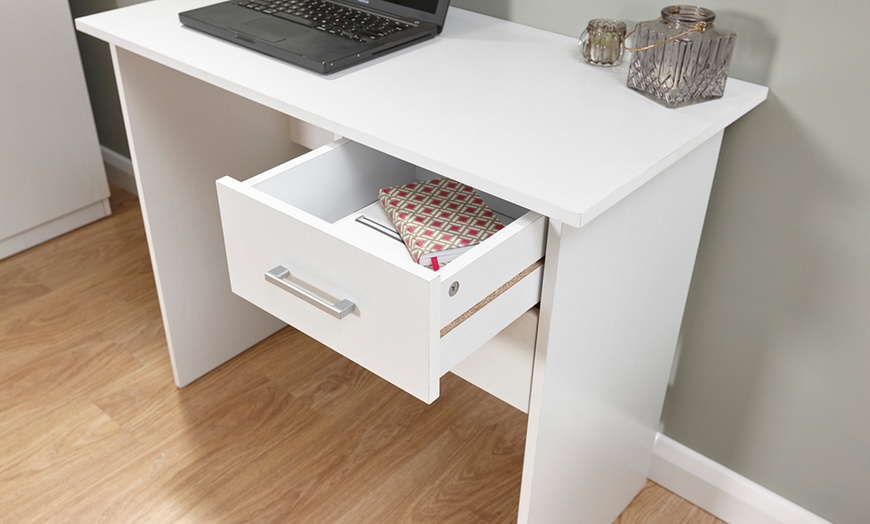 Image 22: Simple Two-Drawer Desk