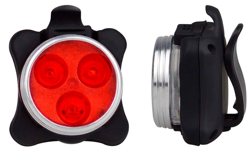 Image 5: Rolson Rechargeable Red Bike Light