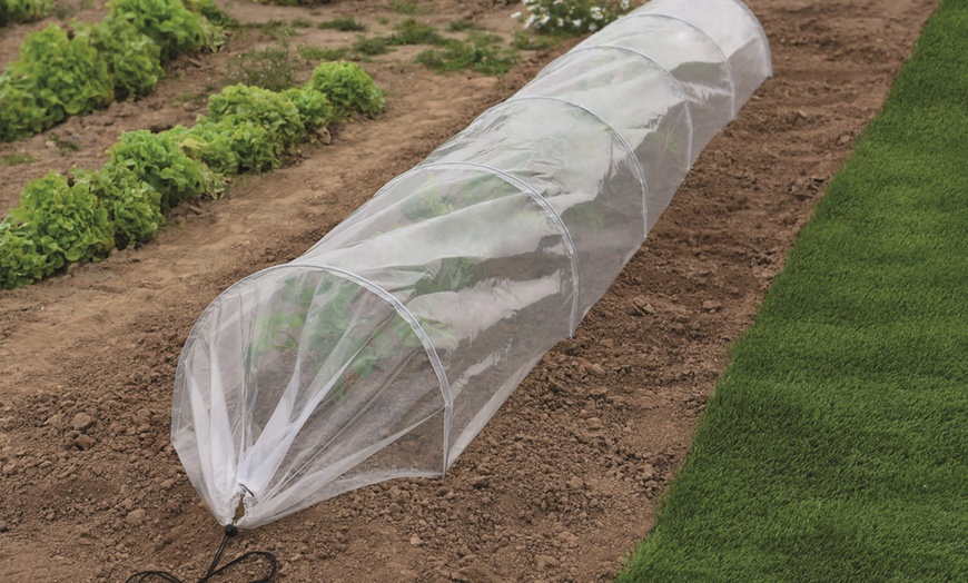 Image 1: Garden Grow Greenhouse Tunnel