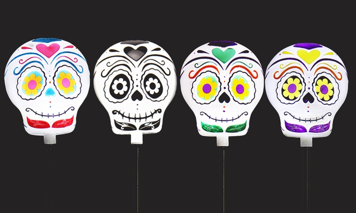 Solar Sugar Skull Stakes | Groupon Goods