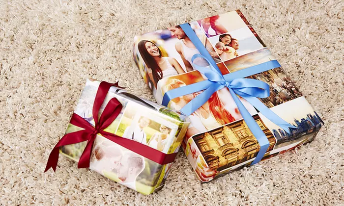 6- or 18-Foot Customized Wrapping Paper from Collage.com (Up to 77% Off) - Second Medium