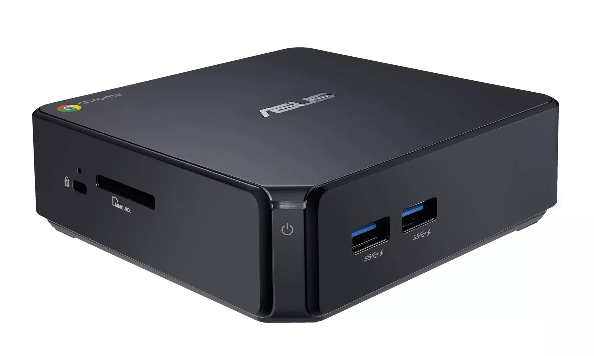 ASUS Chromebox Mini Chrome OS Desktop Computer with 1.7GHz Intel Core i3 Processor, 4GB RAM, and 16GB SSD - Second Medium