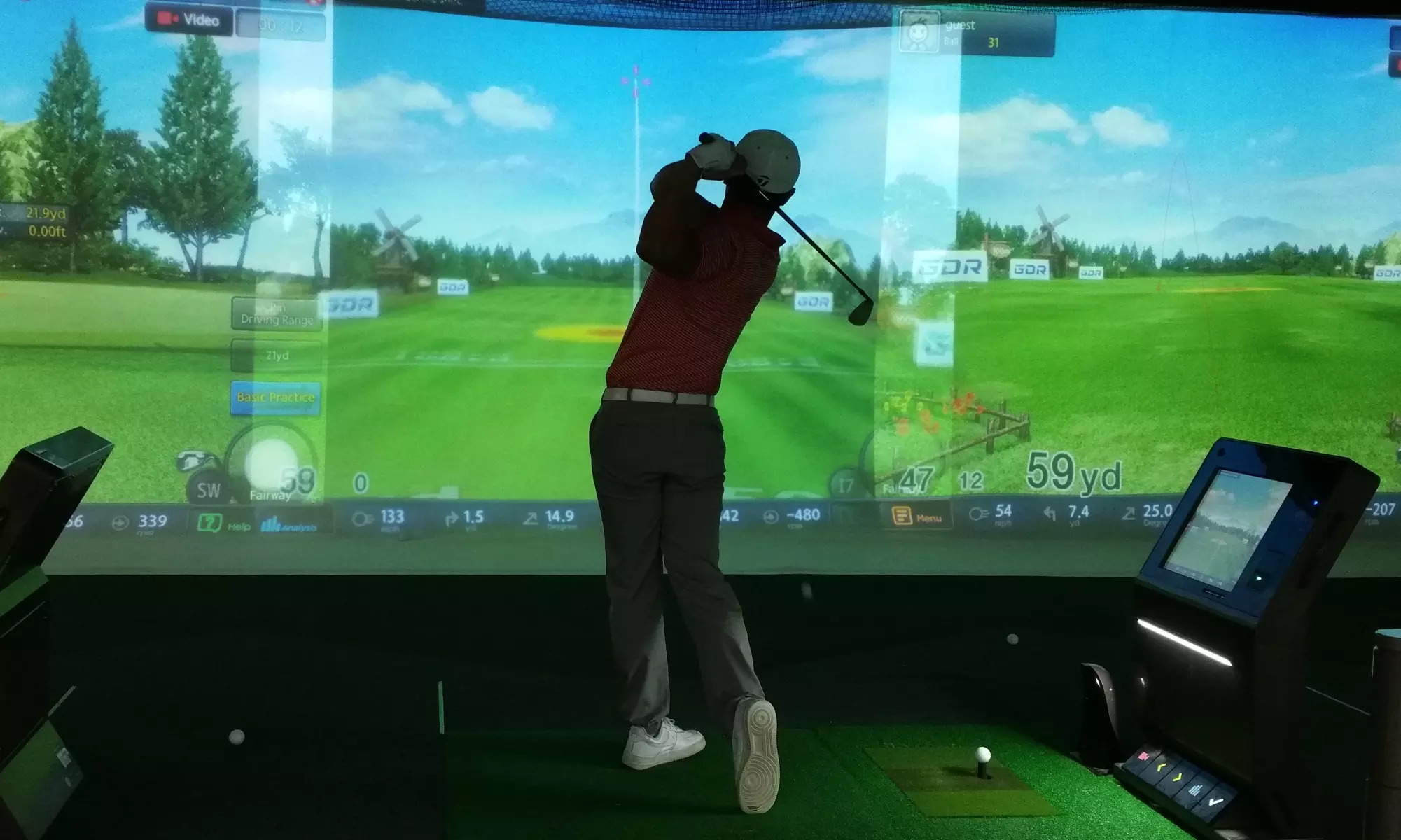 2-, or 4-Hour Virtual Golf for Two or Four People at Swing Park (Up to 48% Off) - Primary Image