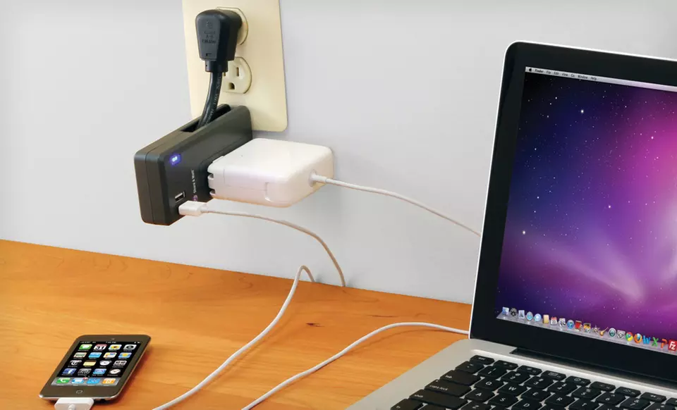 $9.99 for a P3 International Share a Watt Portable Surge Protector ($29.95 List Price). Free Returns. - Primary Image