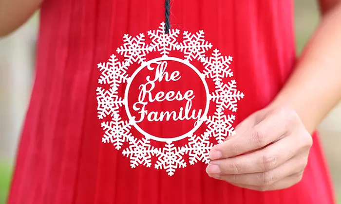 One, Two, or Three Custom Snowflake Ornaments from Morgann Hill Designs (Up to 60% Off) - Primary Image