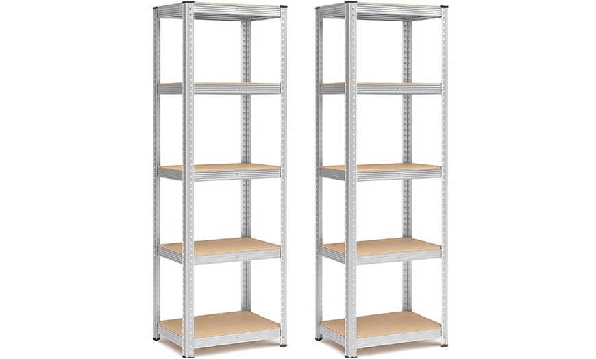 Image 5: Set di 2 scaffali in metallo