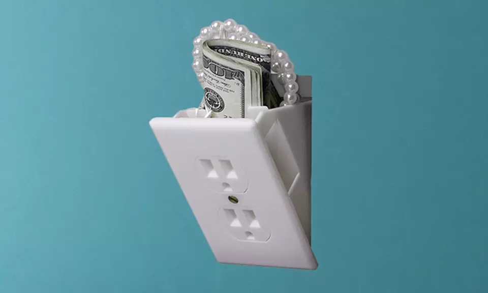 Hidden Wall-Outlet Safe - Primary Image