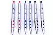 Lot de six stylos effaçables avec 12 recharges en option - Second Medium