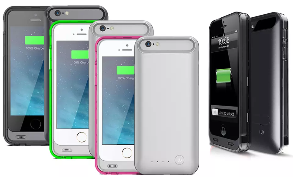 Mota Extended-Battery Case for iPhone 5/5s and iPhone 6/6s, 6 Plus/ 6s Plus - Primary Image