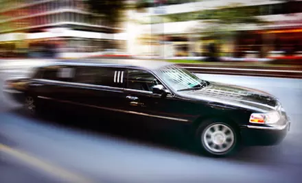 One-Way or Roundtrip Airport Limo Service from Triple Diamond Limo (Up to 57% Off). Four Options Available. - Primary Image
