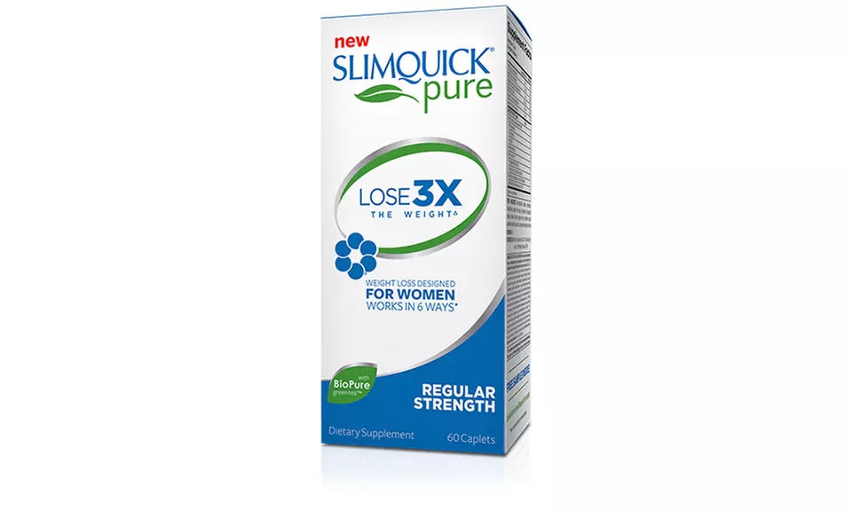60-Count Slimquick Pure Women's Weight-Loss Supplement (1-, 2-, or 3-Pack) - Primary Image