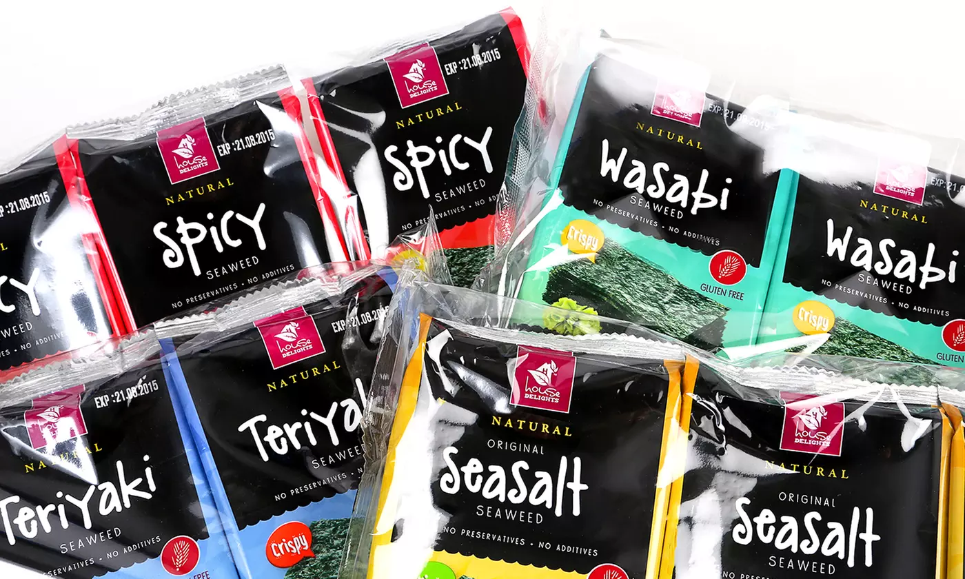 House Delight All-Natural Roasted Seaweed (72-Pack) - Primary Image