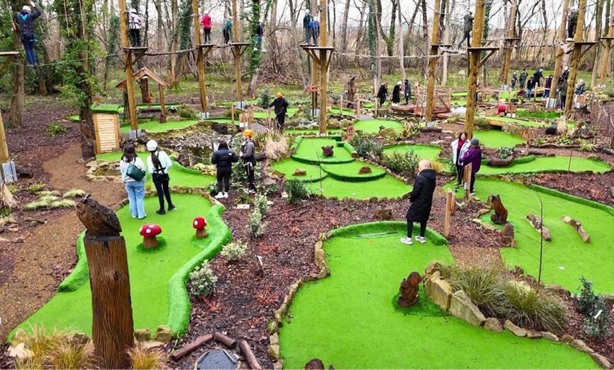 Image 1: Up to 40% Off on Golf - Mini Golf (Activity / Experience) at Iron Pit Woods Adventure