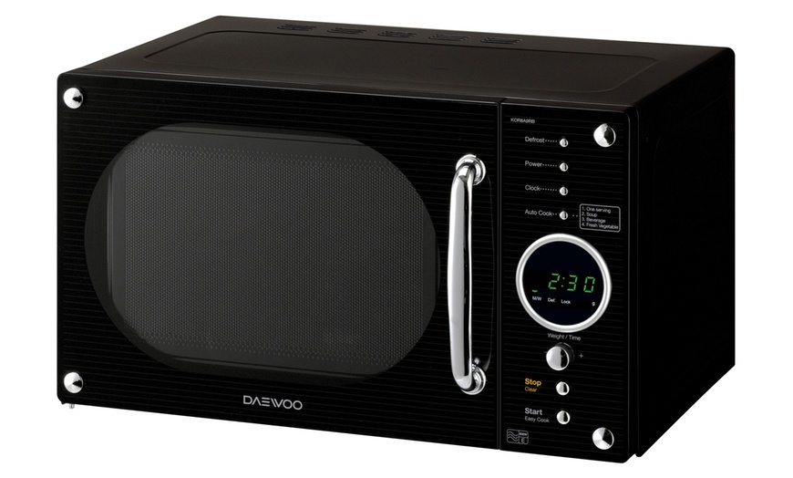 Image 2: Daewoo 23L KOR8A9RB Microwave 