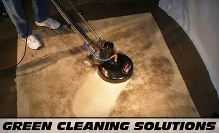 $69 for a Two-Room Carpet Cleaning Plus DuPont Teflon Advanced Stain Protection from Green Cleaning Solutions (Up to $180 Value) - Primary Image