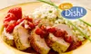 $89 for Four Dinners with Sides, Dessert, and Scones, Delivered to Your Door, from Let's Dish!