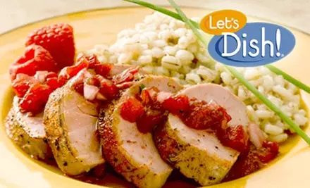 $89 for Four Dinners with Sides, Dessert, and Scones, Delivered to Your Door, from Let's Dish! - Primary Image