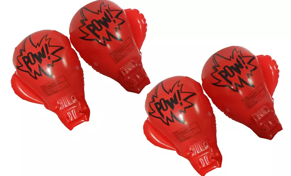 2 Pairs of Inflatable Boxing Gloves - Primary Image