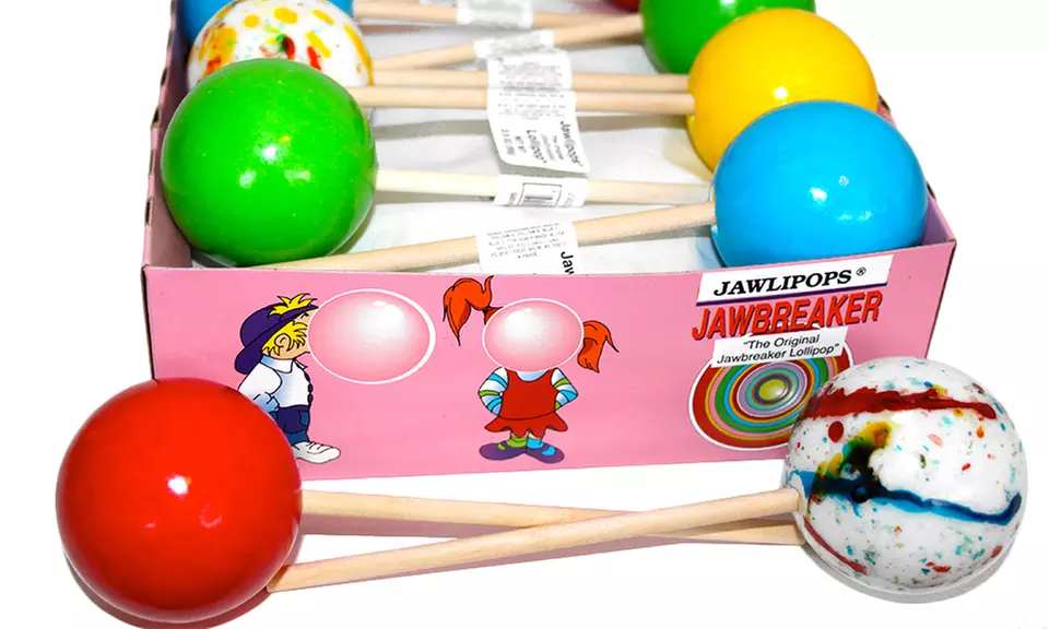 JAWLiPOPs—The Original Jawbreaker Lollipop (10-Pack) - Second Medium
