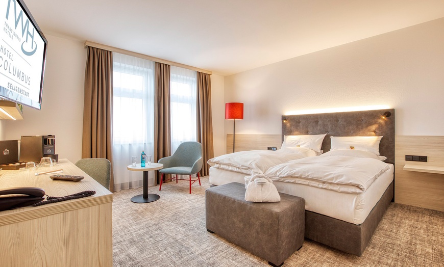 Image 4: Seligenstadt: Komfort-Doppelzimmer inkl. Frühstück / Halbpension