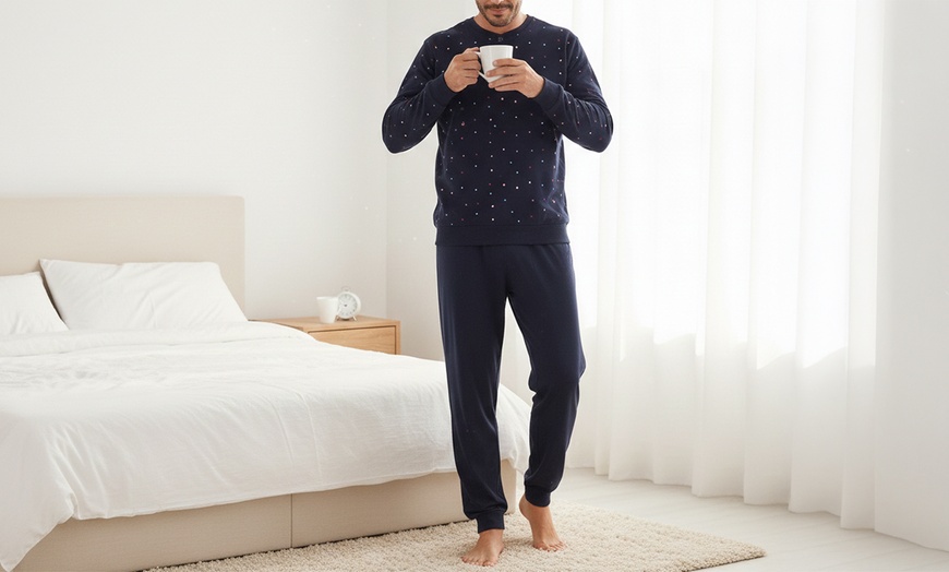 Image 2: Pigiama da uomo in cotone Navigare