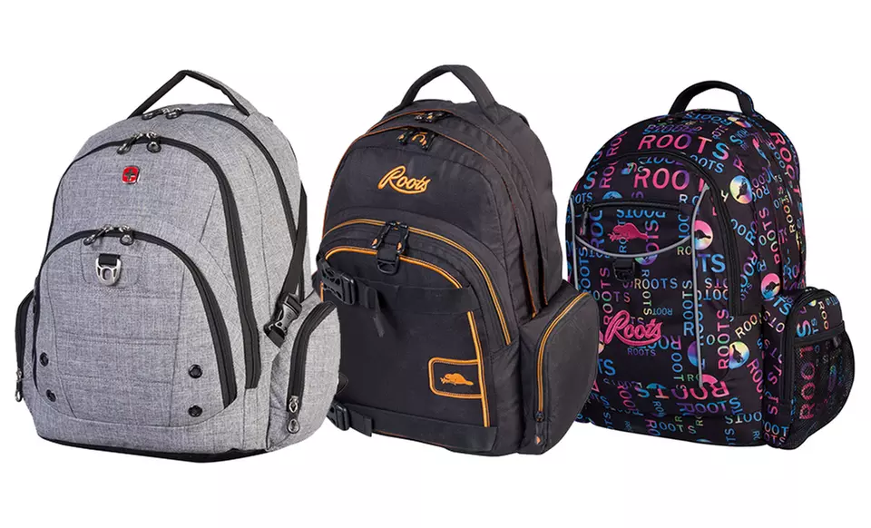 Roots and Swiss Gear Backpacks. Multiple Styles from $39.99–$49.99. - Primary Image