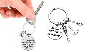 Dad Keychain Keyring