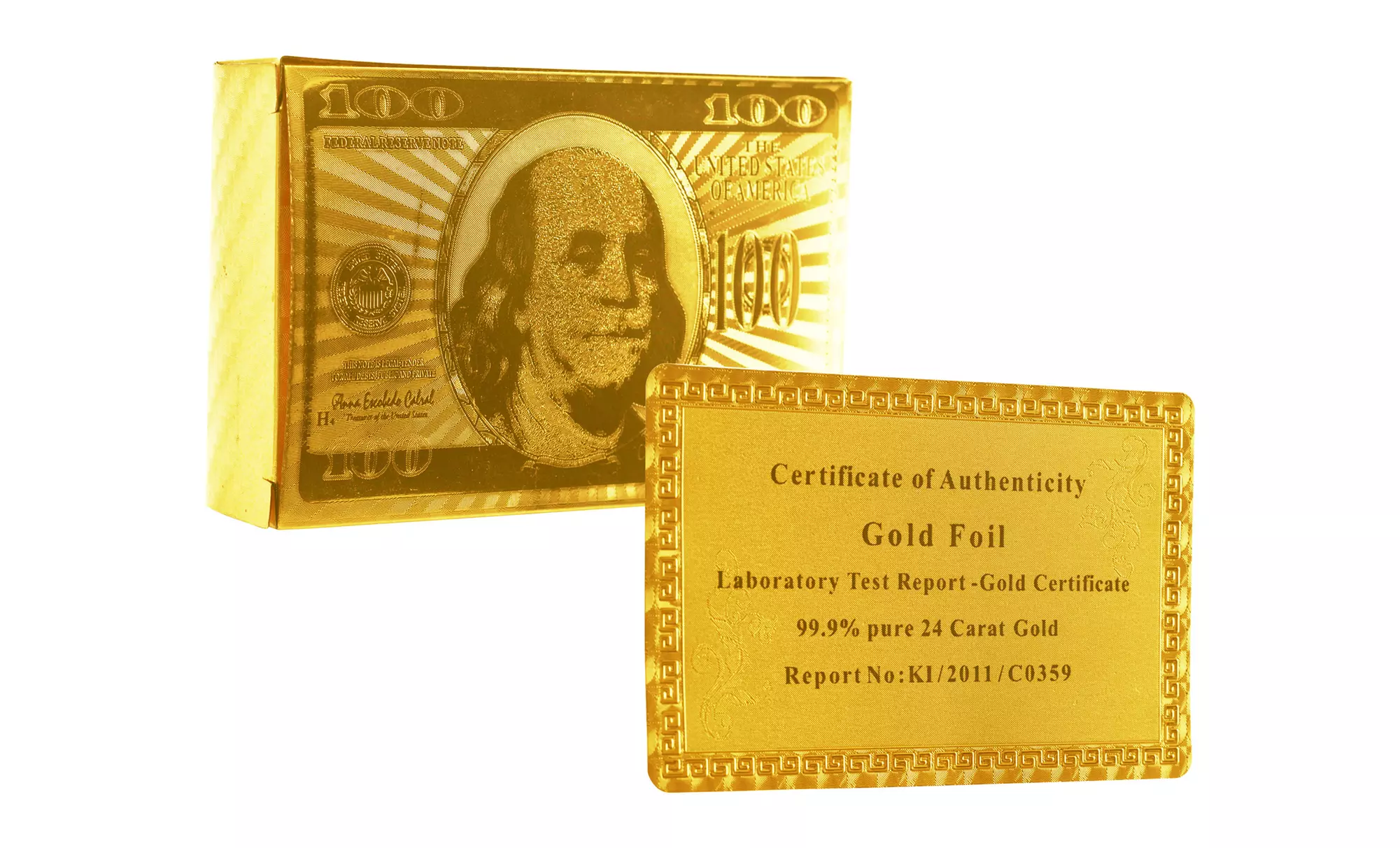 24-Karat-Gold Playing Cards - Second Medium