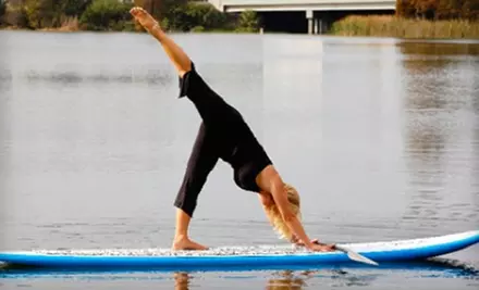 $55 for a Semiprivate Stand-Up Paddleboard Lesson for Two at Surfs SUP ($110 Value) - Primary Image