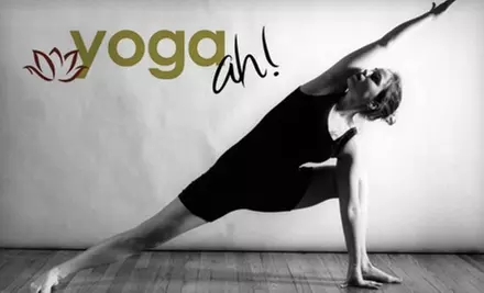 $30 for 30 Days of Unlimited Yoga at Yoga Ah! Studio ($105 Value)  - Primary Image