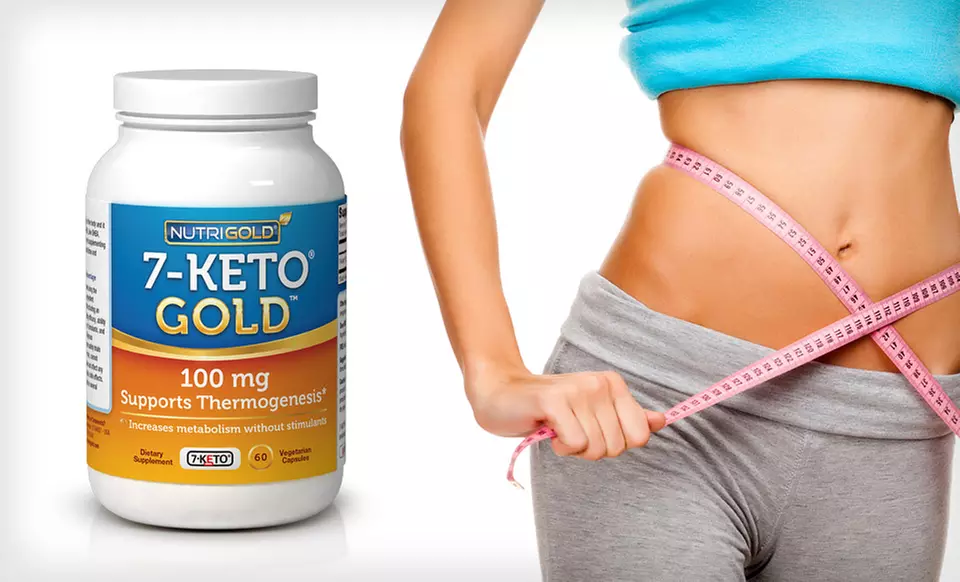 One- or Two-Month Supply of Nutrigold 7-Keto DHEA Gold Weight-Loss Supplement (Up to 62% Off). Free Shipping. - Primary Image