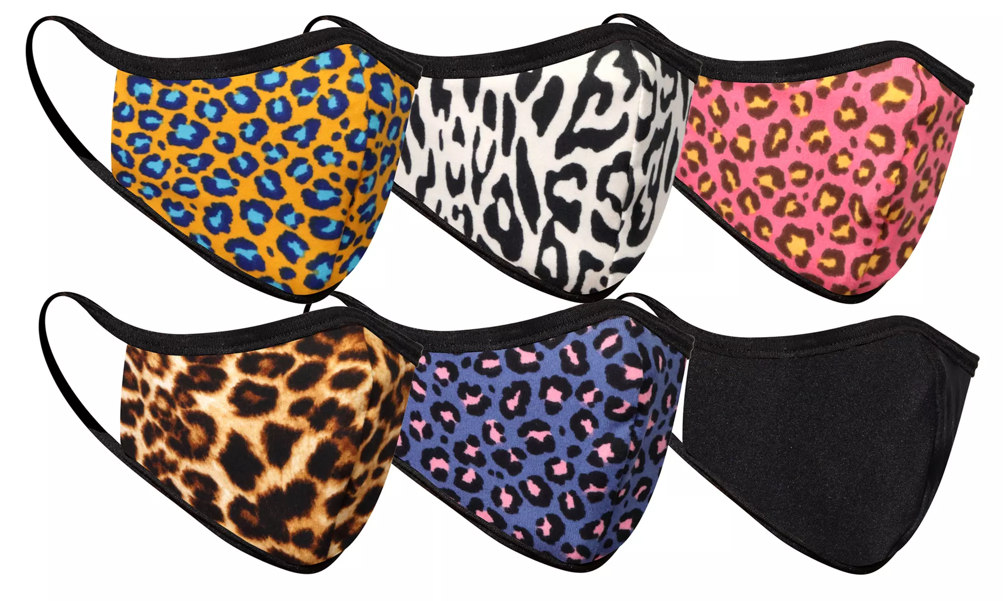 Non-Medical Reusable Fabric Face Masks (6-Pack). Multiple Options Available. - Second Medium