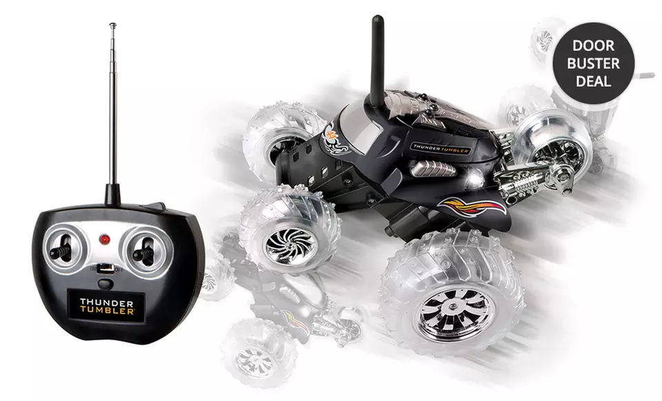 Black Series Remote-Control Thunder Tumbler. Free Returns. - Primary Image