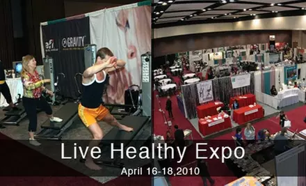 $5 for One Ticket to the Live Healthy Expo on April 16, 17, or 18 - Primary Image