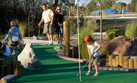 $14 for 18 Holes of Mini Golf for Four at Mulligans Family Fun Center in North Ridgeville (Up to $28 Value) - Primary Image