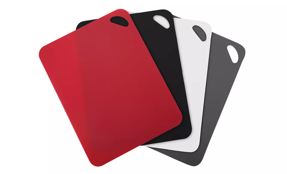 Set of Four Core Kitchen Flexible Cutting Mats. Multiple Colors Available. Free Returns. - Second Medium